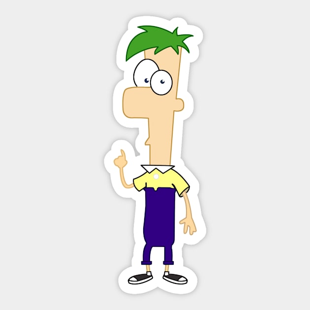 Ferb Sticker by LuisP96